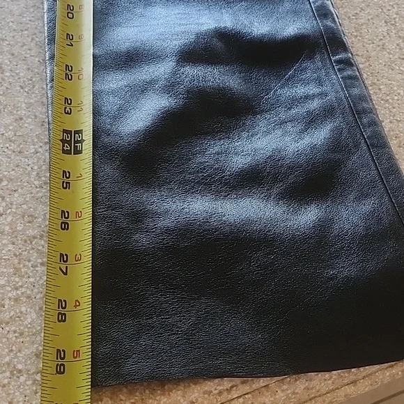Cache Leather Pants Black Butter Soft Fully Lined Size 4 - Picture 14 of 15